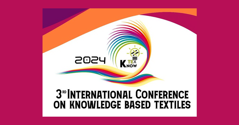 Logo of the 3rd International Conference on Knowledge-Based Textiles (ICKT 2024)