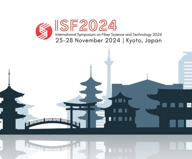 Image logo for the International Symposium on Fiber Science and Technology 2024 (ISF2024)