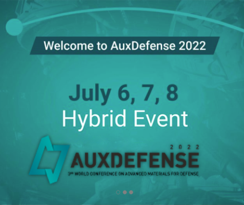 Image displaying the dates of AuxDefense 2022 conference