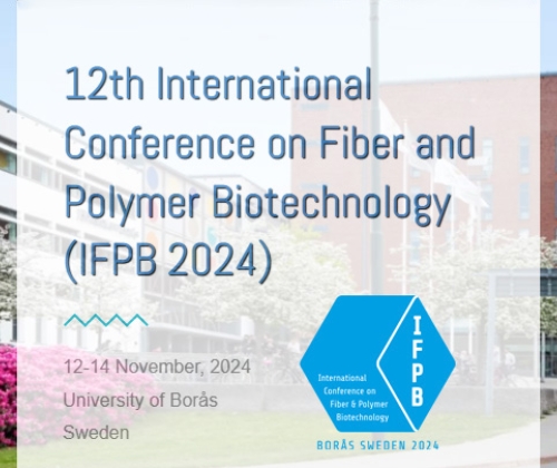 Image announcing the International Conference on Fiber and Polymer Biotechnology (IFPB 2024)
